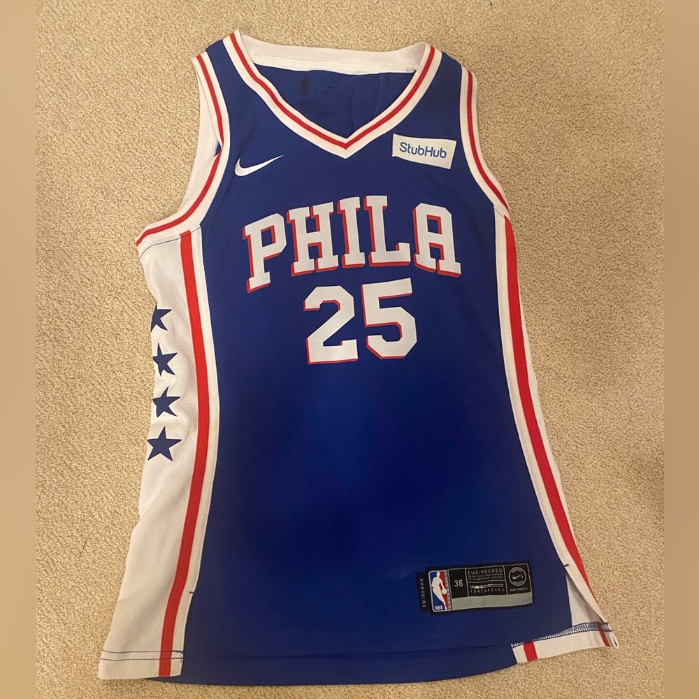 Philadelphia 76ers Simmons jersey WORN ONCE